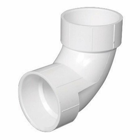 CHARLOTTE PIPE AND FOUNDRY 90 deg PVC DWV Elbow 1.25 in. 43254